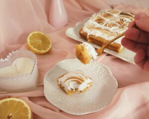 Lemon Meringue Blondies